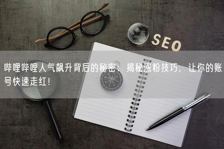 哔哩哔哩人气飙升背后的秘密：揭秘涨粉技巧，让你的账号快速走红！