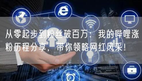 从零起步到粉丝破百万：我的哔哩涨粉历程分享，带你领略网红风采！