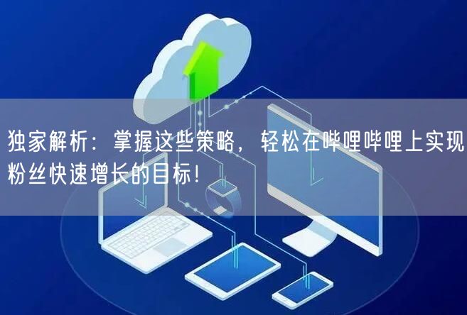 独家解析：掌握这些策略，轻松在哔哩哔哩上实现粉丝快速增长的目标！